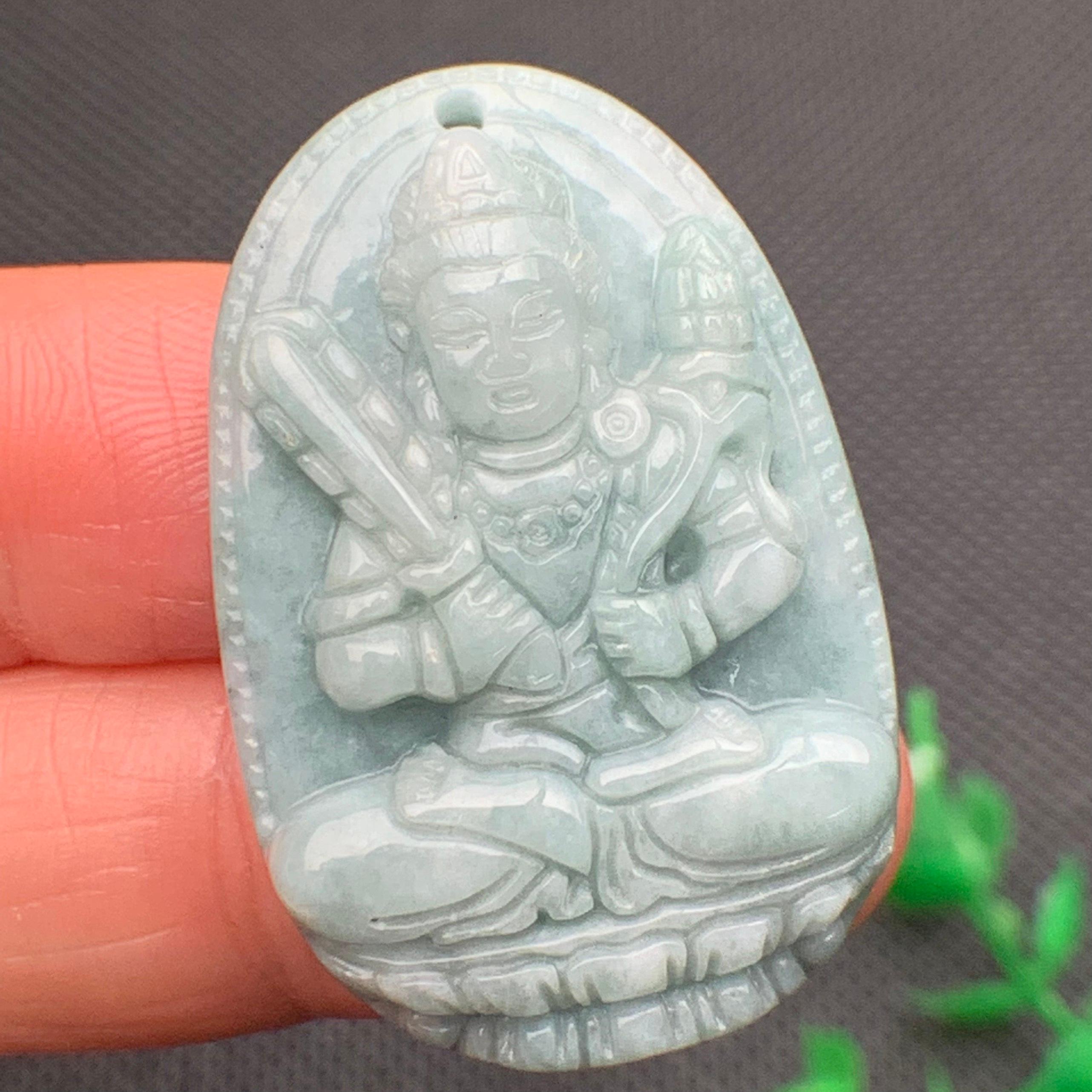 Hư không bồ tát ngọc phỉ thúy tự nhiên Jadeite A