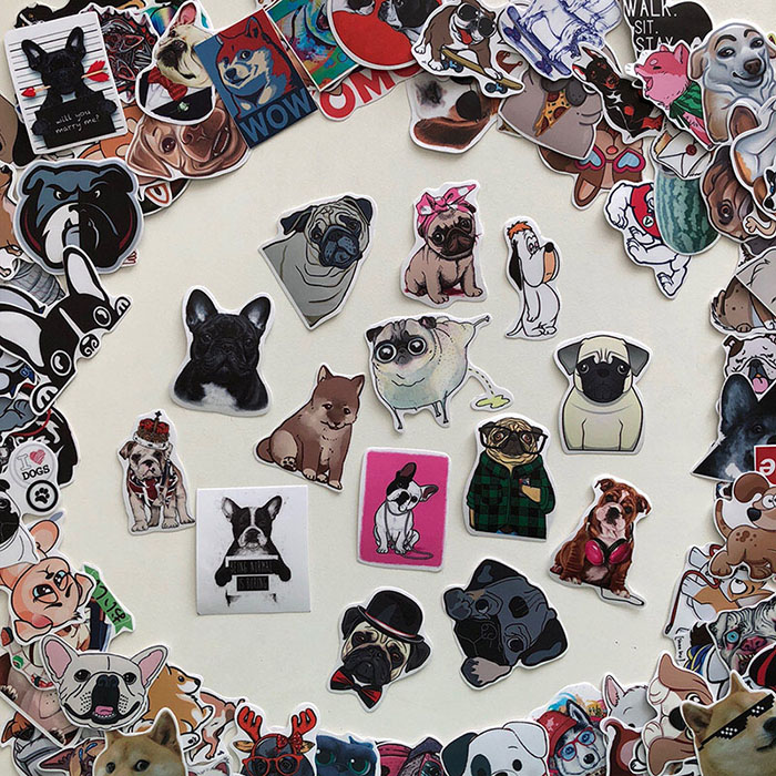 Bộ 20 Sticker Dog (2020) Hình Dán Chó Cún Con Dễ Thương Chống Nước Decal Chất Lượng Cao Trang Trí Va Ly Du Lịch Xe Đạp Xe Máy Xe Điện Motor Laptop Nón Bảo Hiểm Máy Tính Học Sinh Tủ Quần Áo Nắp Lưng Điện Thoại