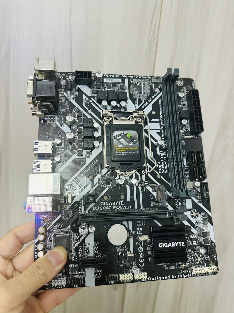 Bo Mạch Chủ (Mainboard) GIGABYTE B360M POWER (HÀNG CHÍNH HÃNG)