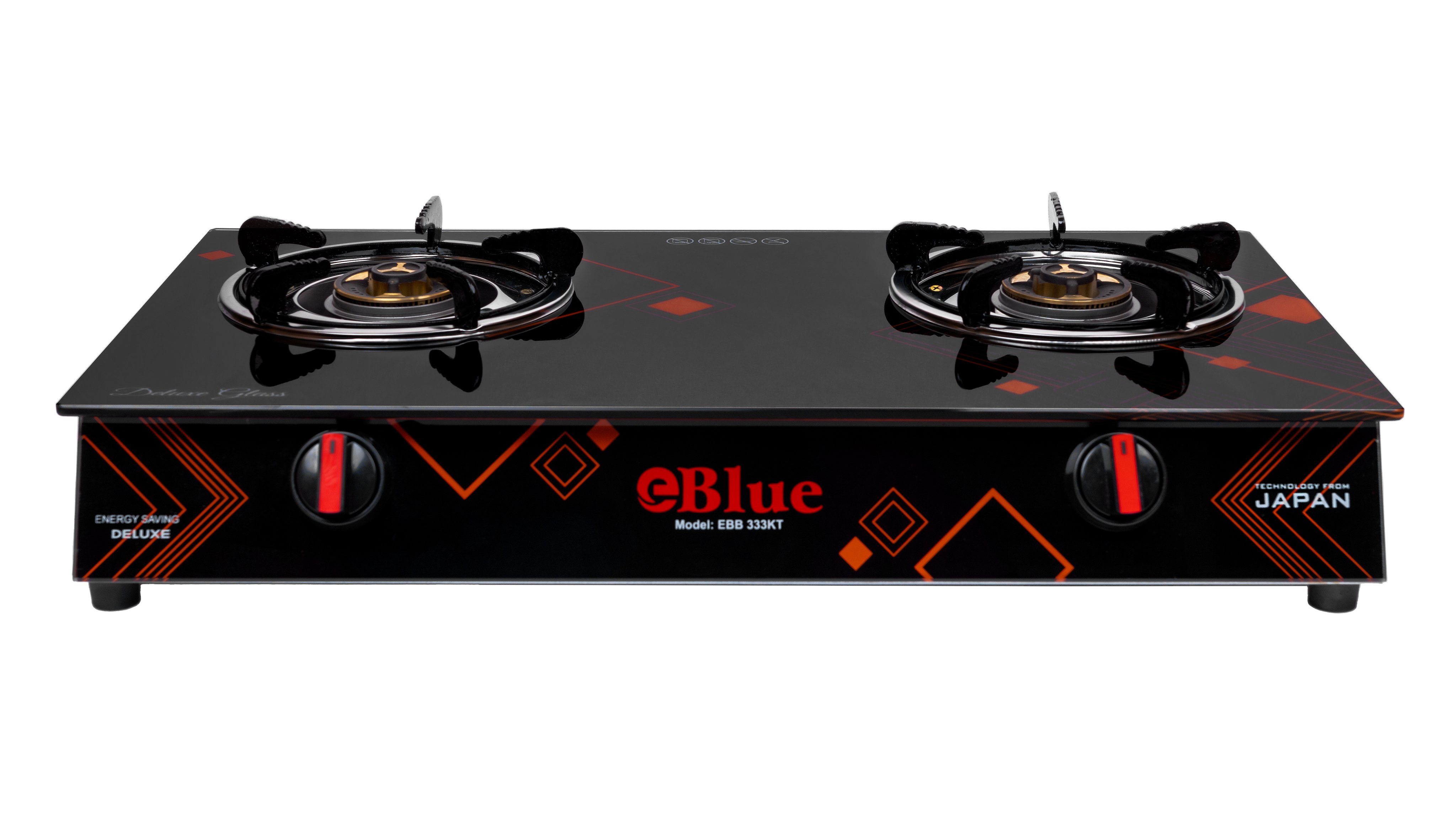 Bếp gas đôi mặt kính Eblue EBB 333 KT hàng chính hãng