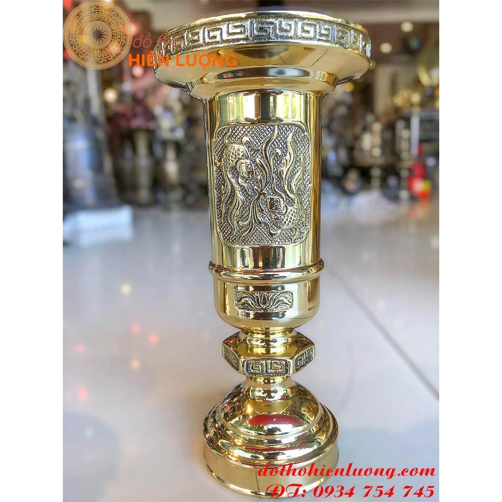 Ống Hương Bằng Đồng Dáng Loe