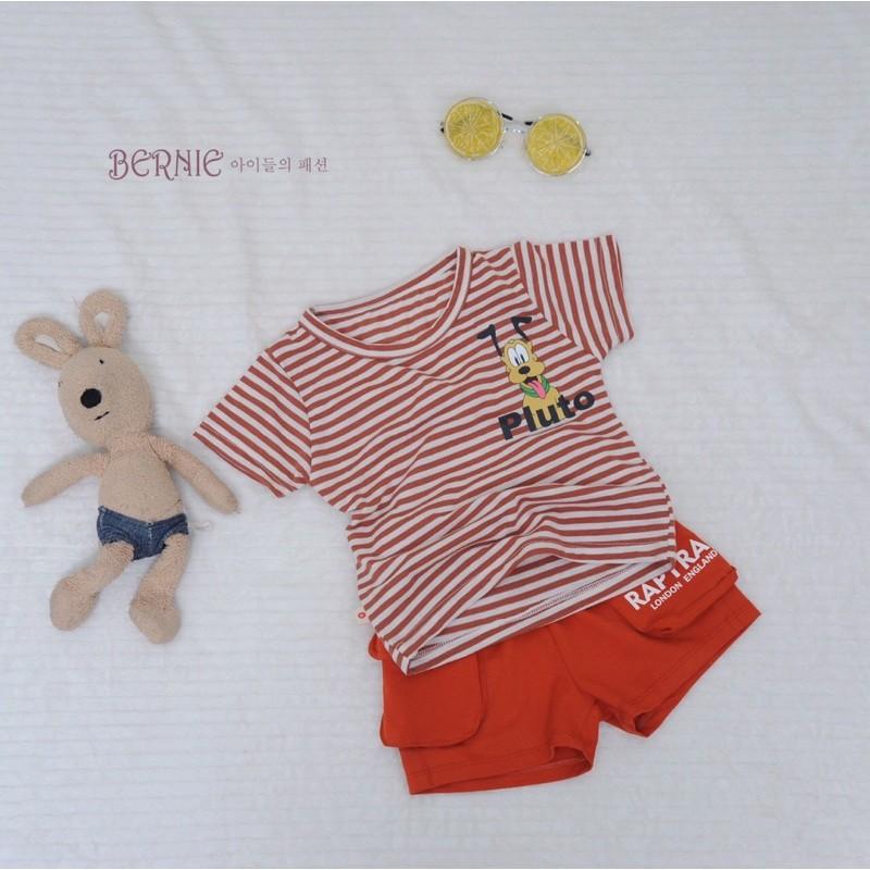 ÁO PHÔNG KẺ IN HÌNH PLUTO Bernie