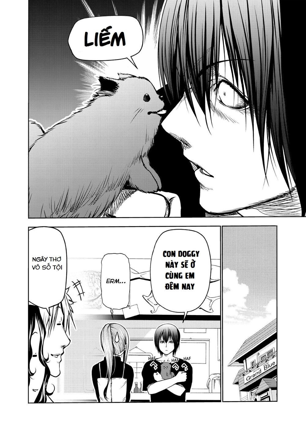 cô gái thích lặn - grand blue chapter 61.5 10