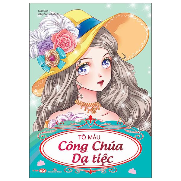 Sách - Tô Màu Công Chúa Dạ Tiệc