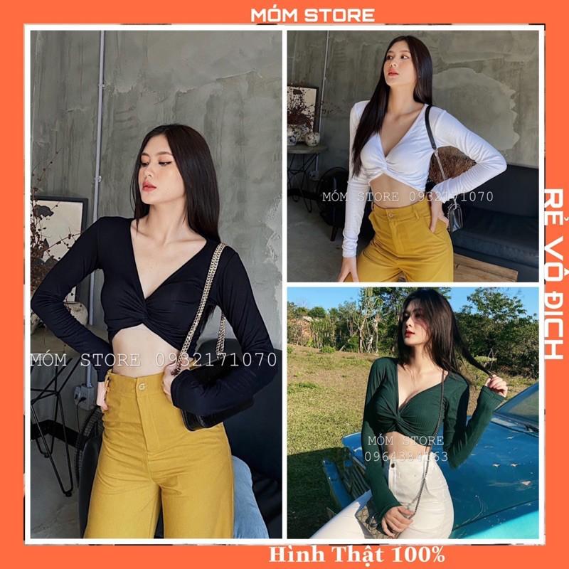 Áo Croptop Xoắn Ngực Siêu Xinh