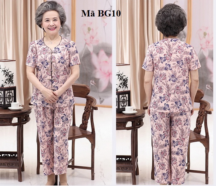 Bộ Đồ mặc nhà Cho Người Già - BG10