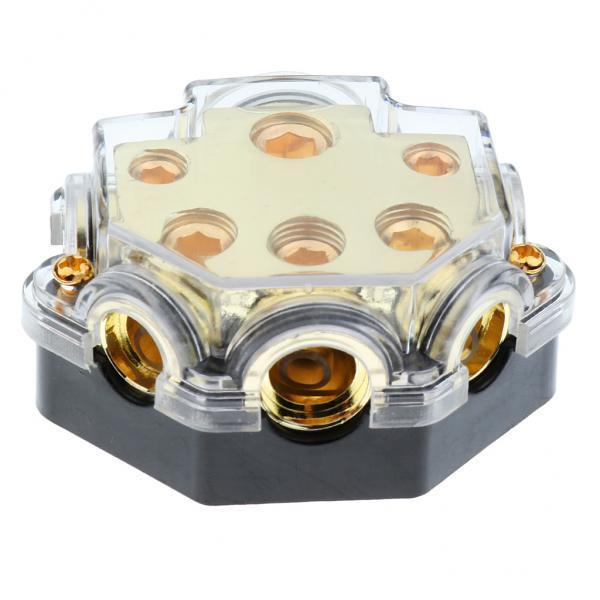 2X Car Audio Fuse Holder Power Distribution Block
