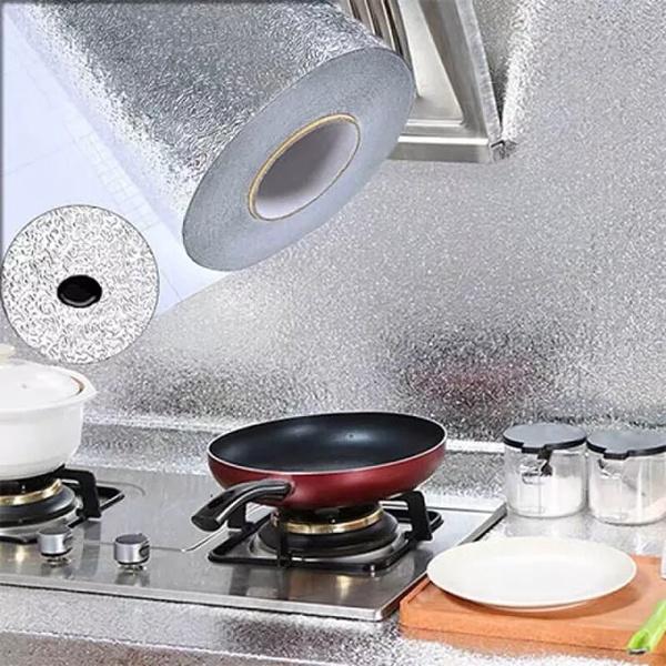 GIẤY BẠC DÁN BẾP TRÁNG NHÔM CÁCH NHIỆT CHỐNG THẤM NƯỚC DẦU MỠ