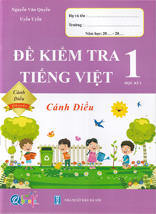 Sách - Đề kiểm tra Tiếng Việt 1 học kì 1 (Cánh diều)