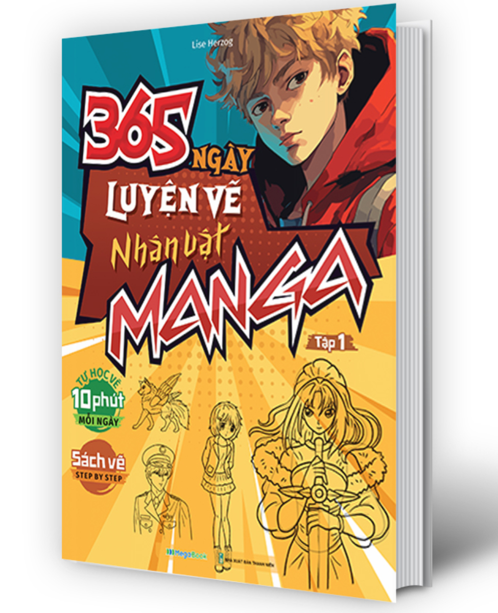 365 Ngày Luyện Vẽ Nhân Vật Manga - Tập 1 _MEGA