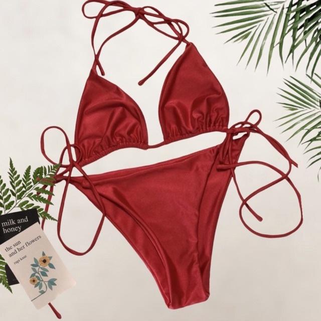 Bikini 2 mảnh đỏ freesize