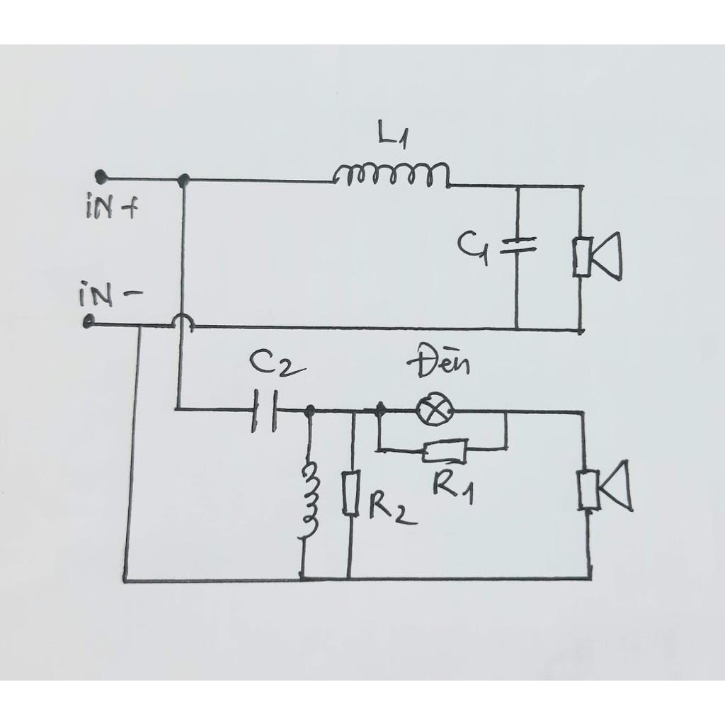 MẠCH IN, MẠCH PCB PHÂN TẦN 1 BASS 1 TREBLE - LỌC BẬC 2 CHUẨN