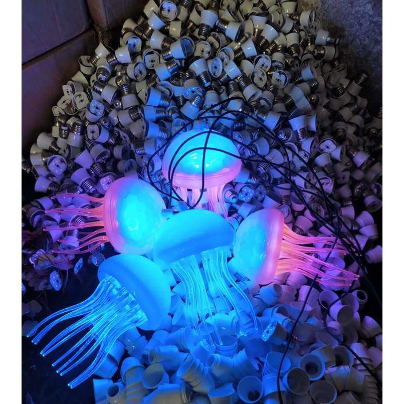 Đèn led đổi màu hình sứa