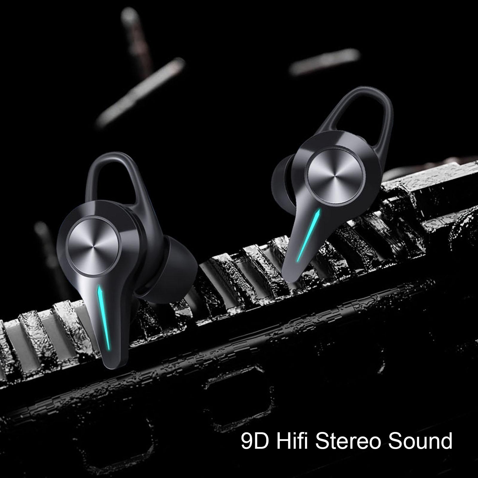 Tai nghe Bluetooth K5 TWS chơi game 45ms không dây âm thanh nổi 9D Hifi