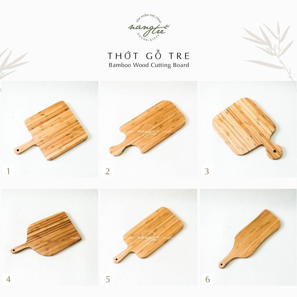 Thớt gỗ tre tự nhiên ( Bamboo wood cutting board)