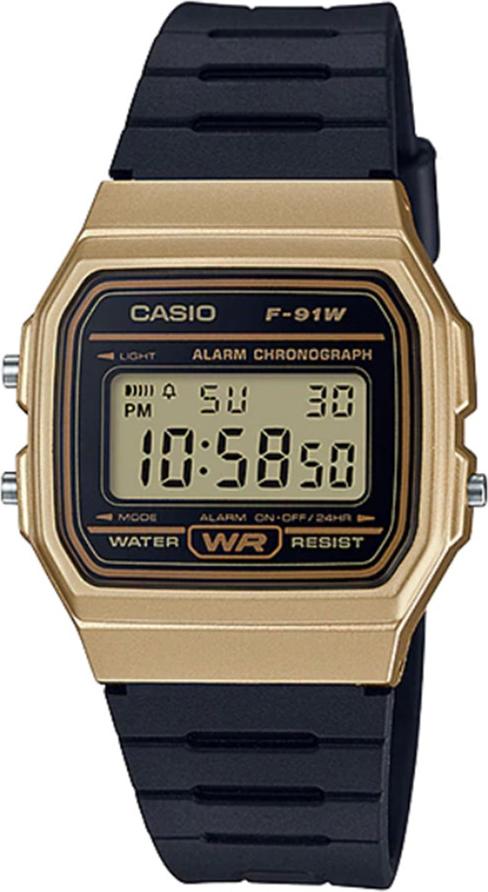 Đồng hồ unisex dây nhựa Casio F-91WM-9ADF