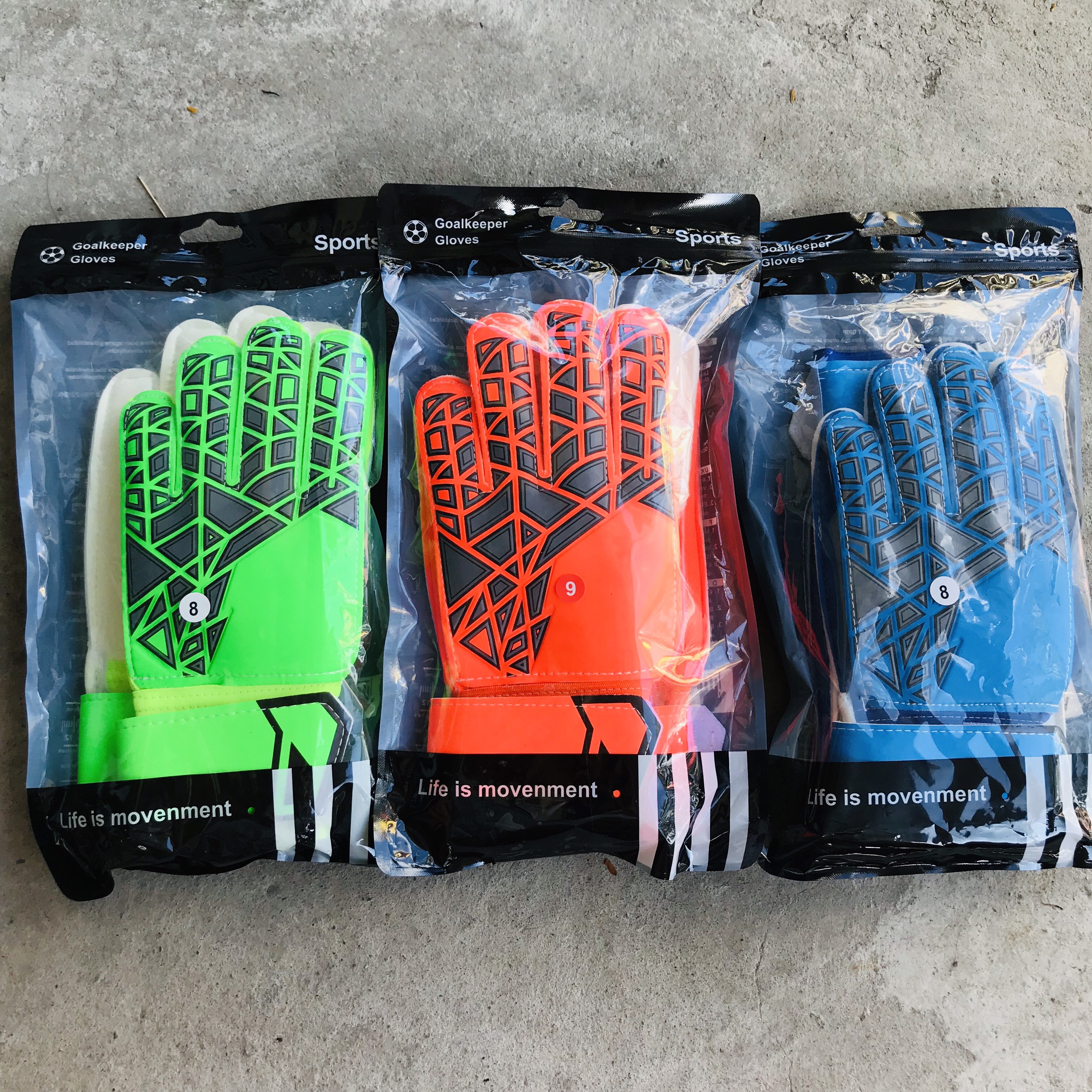 Găng tay thủ môn A01 có xương chuyên bắt đấm bóng cao cấp