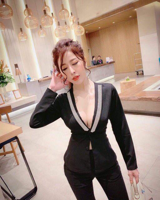 Sét áo vest ép đá quần tây