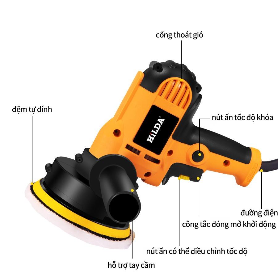 Máy đánh bóng xe ô tô bằng điện sáp dùng để tự làm đẹp cho xe