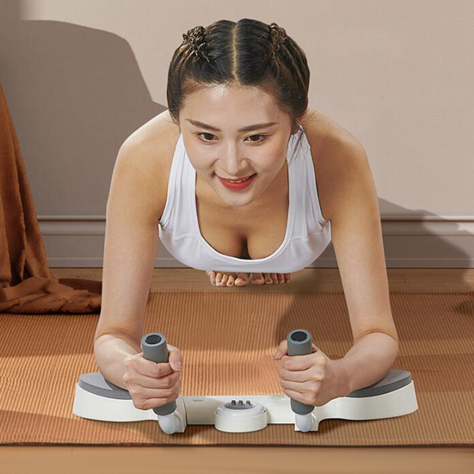 Dụng cụ tập cơ bụng LCD Display Multi-Function Plank Trainer Foldable