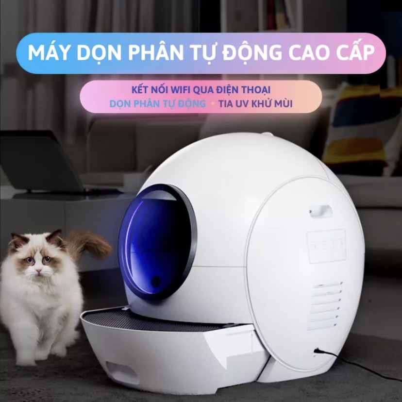 Máy vệ sinh tự động Soprano cho mèo mới nhất 2023