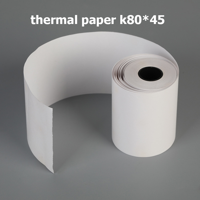 Combo 50 cuộn giấy in hóa đơn, giấy in nhiệt, in bill K80, phi 45