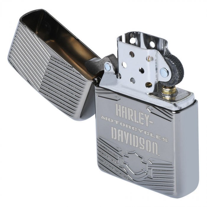 Bật Lửa Zippo Armor Harley Davidson Motorcycles Black Ice 29165