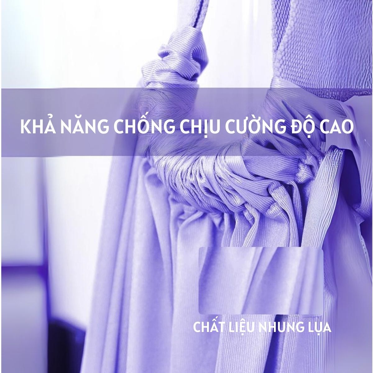 Bộ võng tập Yoga bay gắn tường bổ trợ cho các bài tập Yoga, chất liệu vải dù cao cấp, đầy đủ phụ kiện