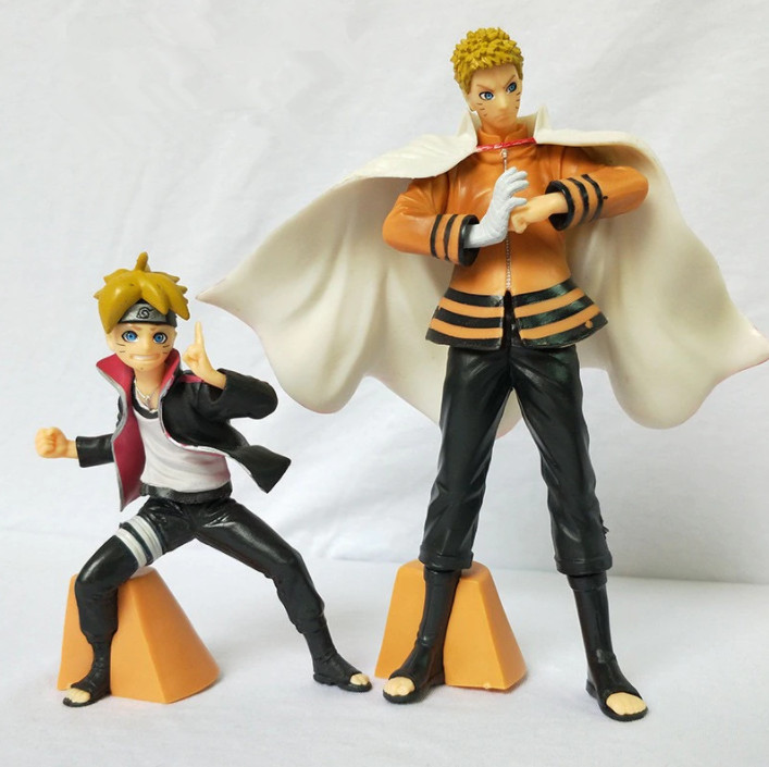 Bộ 2 Mô Hình Uzumaki Naruto Và Boruto