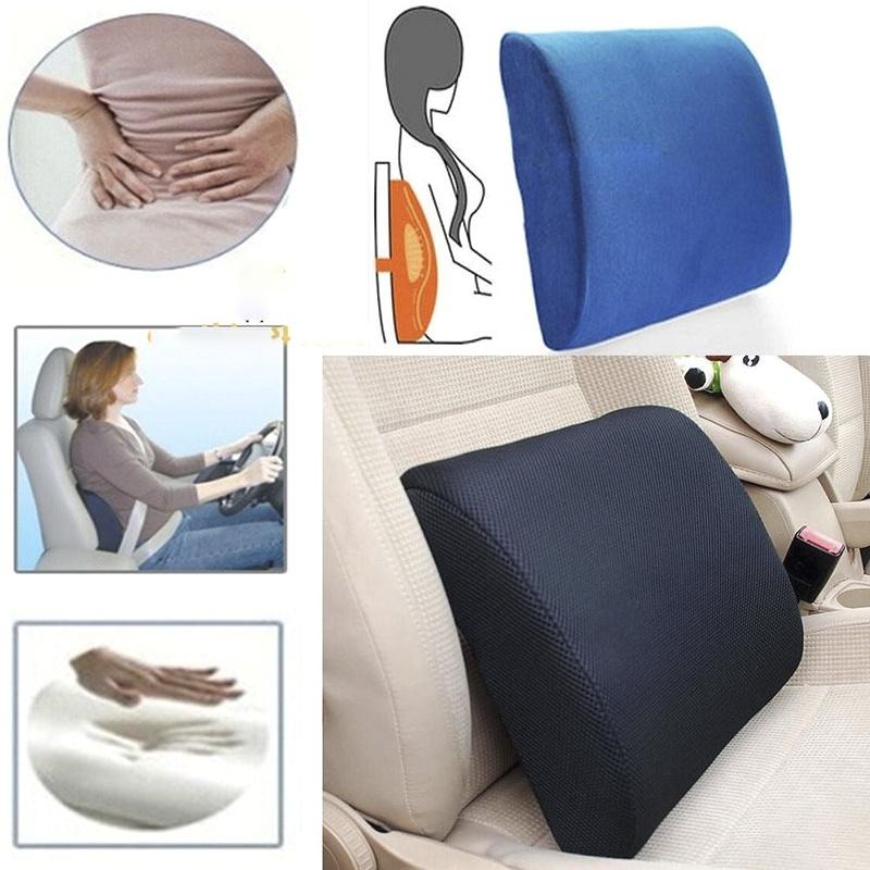 Đệm Tựa Lưng Ghế Xe Hơi Bằng Cao Su Non ,Đệm tựa lưng có đai cài oto , đệm tựa lưng oto