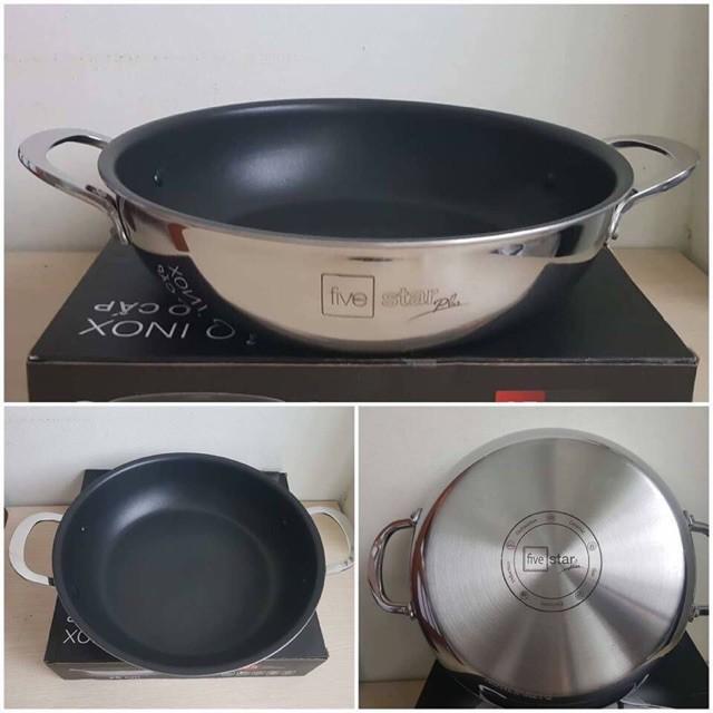 Chảo chống dính 2 quai FiveStar Standard bếp từ cao cấp , tặng 1 sạn dừa