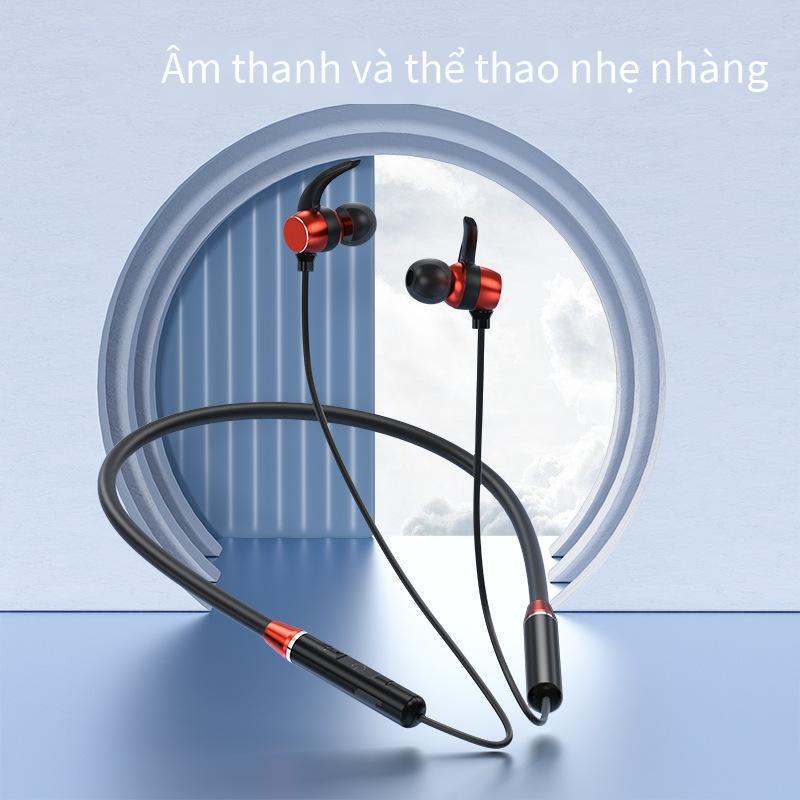 Phong cách mới nhất Yugao tai nghe Bluetooth đeo cổ mới thể thao trò chơi khử tiếng ồn hai tai hút từ tính tai nghe Bluetooth gắn trên cổ