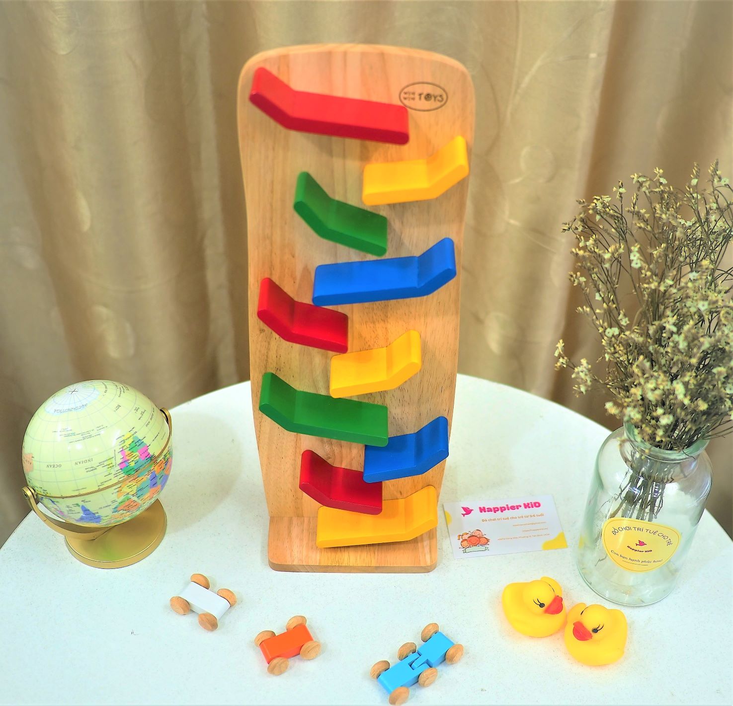 Vách xe rượt đuổi Winwintoys - Đồ chơi vận động, chất liệu gỗ cao su cao cấp, dành cho trẻ từ 2 tuổi