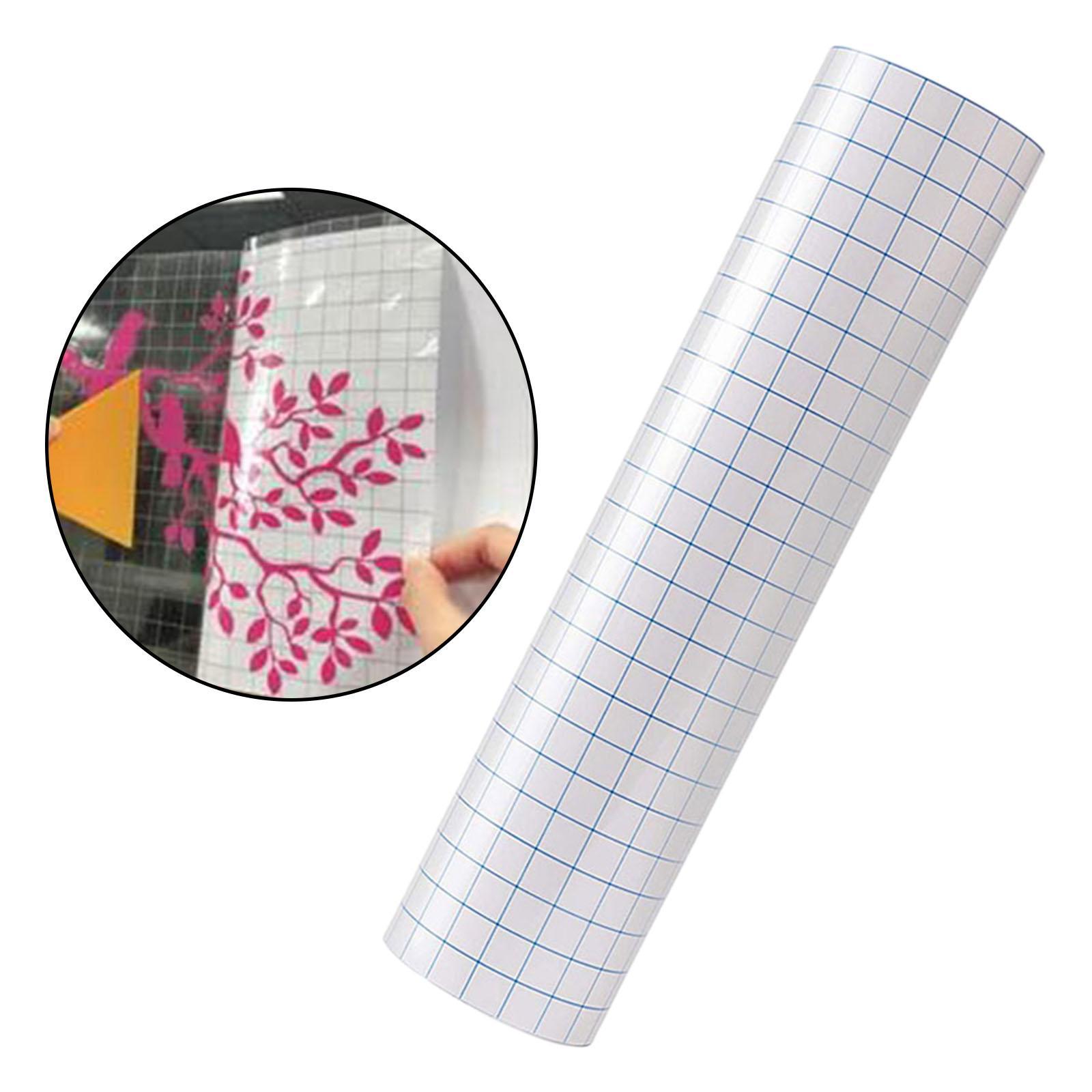 Vinyl Transfer Paper Tape Roll Application Tape for Sticky with Alignment Grid for Car