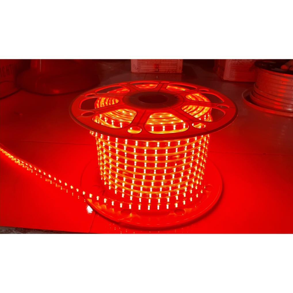 5 Met Đèn Led Dây Đôi Màu Đỏ 2835 Trang Trí Hắt Trần, Quấn Cây, Đèn Nền - Led Dây Màu Đỏ