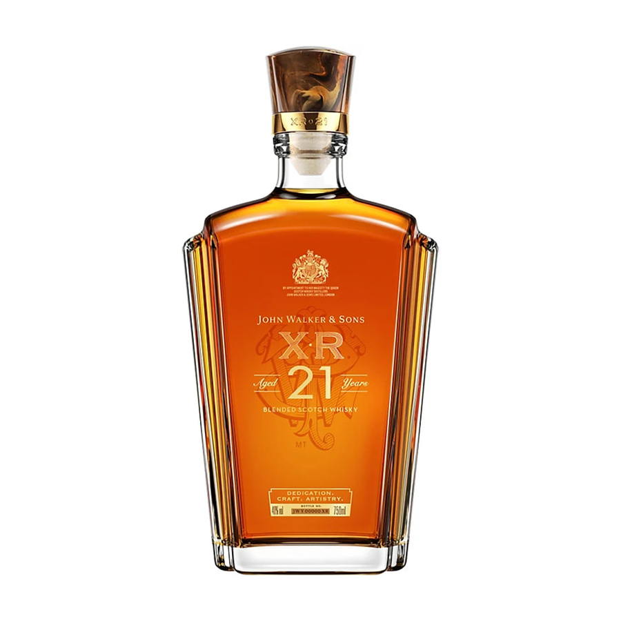 Hộp quà Rượu John Walker &amp; Sons XR aged 21 years Blended Scotch Whisky 40% 750ml