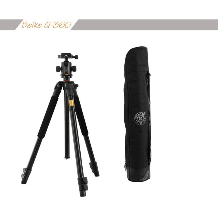 Chân máy ảnh Tripod BEIKE BK-360, Hàng chính hãng