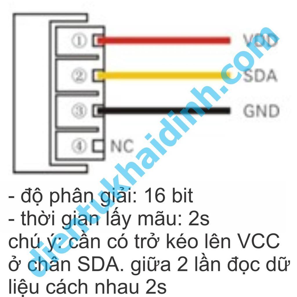 Cảm biến nhiệt độ, độ ẩm AOSONG AM2301 giao tiếp 1-wire, ± 3%,± 0.5C kde2707