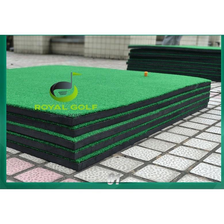 Thảm swing golf 1,2x1,2m (Cỏ golf 3D siêu bền- tặng 1 tee cao su)