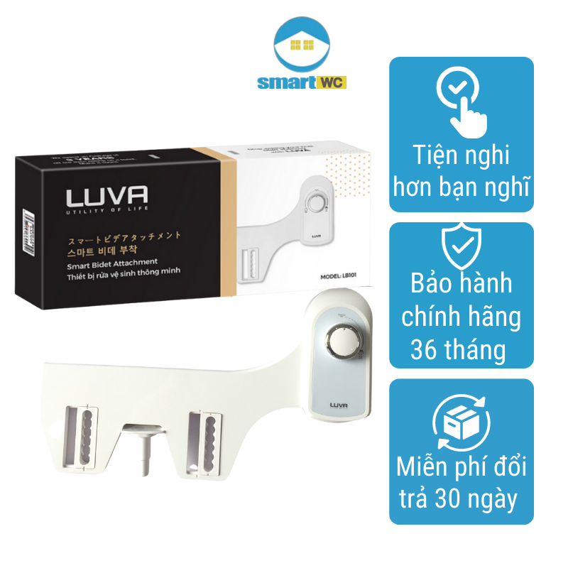 Vòi rửa vệ sinh thông minh Luva Bidet LB 101 - Hàng Chính Hãng