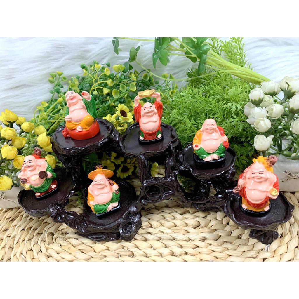 Đế để tượng kèm 6 tượng phật Bồ Tát Di Lạc Hoan Hỉ Tài Lộc