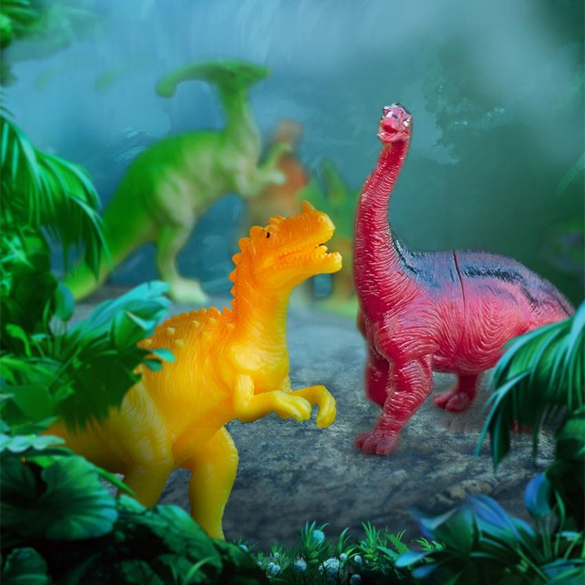 Hộp đồ chơi mô hình Khủng Long 16 chi tiết New4all Dinosaur Century bằng nhựa đặc cho bé