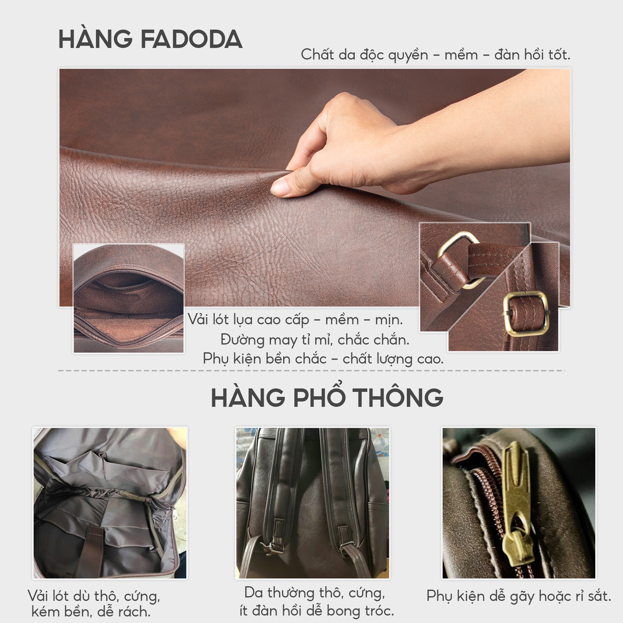 Túi đeo chéo nữ mini dáng bầu Fadoda FN41