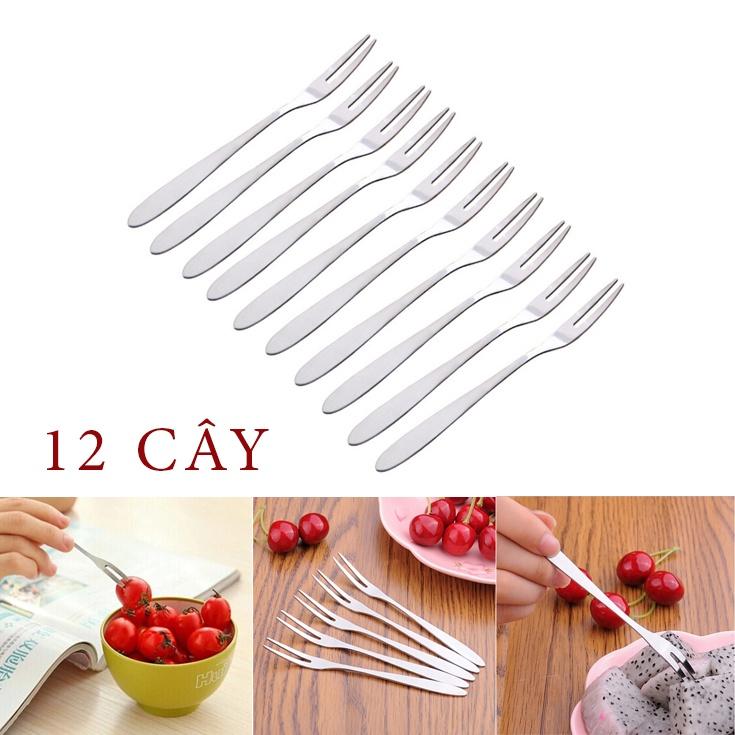 Bộ 12 Nĩa Xiên Trái Cây- Thức Ăn tiện dụng
