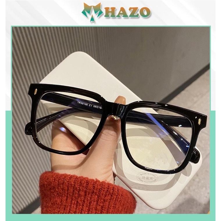 MẮT KÍNH GỌNG CẬN FORM VUÔNG 645 KẺ SỌC DỌC PHONG CÁCH ULZZANG HÀN QUỐC CÁ TÍNH