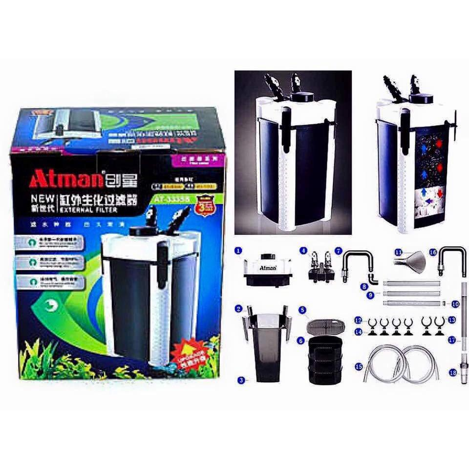 Lọc Thùng Cho Thủy Sinh Cao Cấp ATMAN AT-3338s