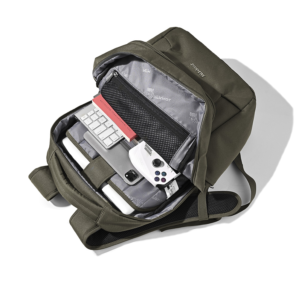 Balo Laptop 17 inch MIKKOR Levi ngăn chứa rộng rãi - Hàng Chính Hãng