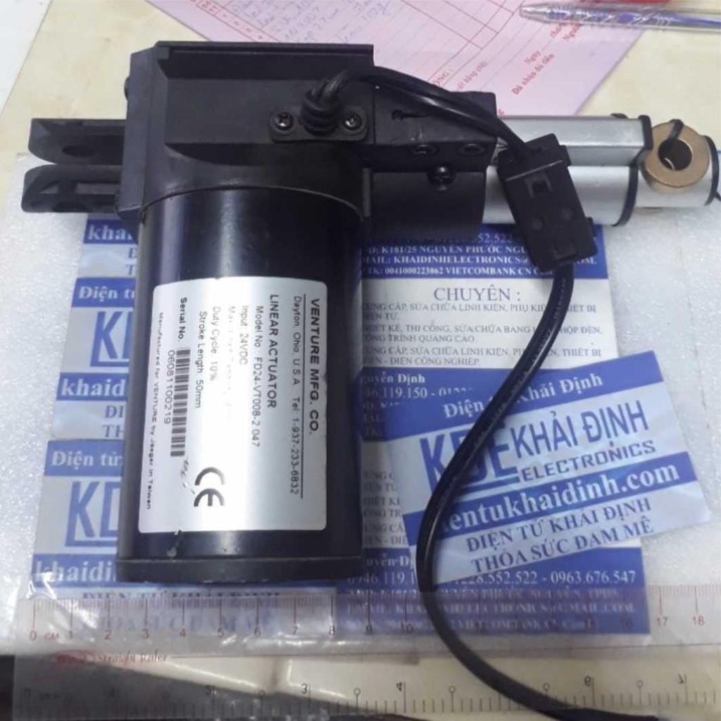 Động cơ đẩy DC 24V 0.3A 6000N 1.6kg khoảng cách 46mm, tự động ngắt làm giường tự động kde4389