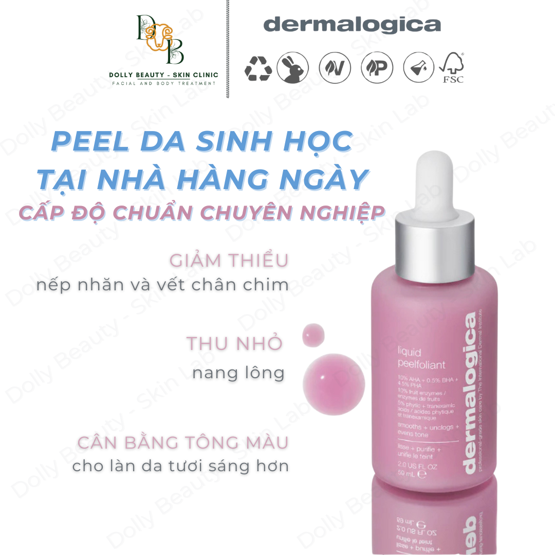 DERMALOGICA Peel Tái Tạo Hàng Ngày LIQUID PEELFOLIANT Phiên Bản Nâng Cấp có AHA, BHA, PHA