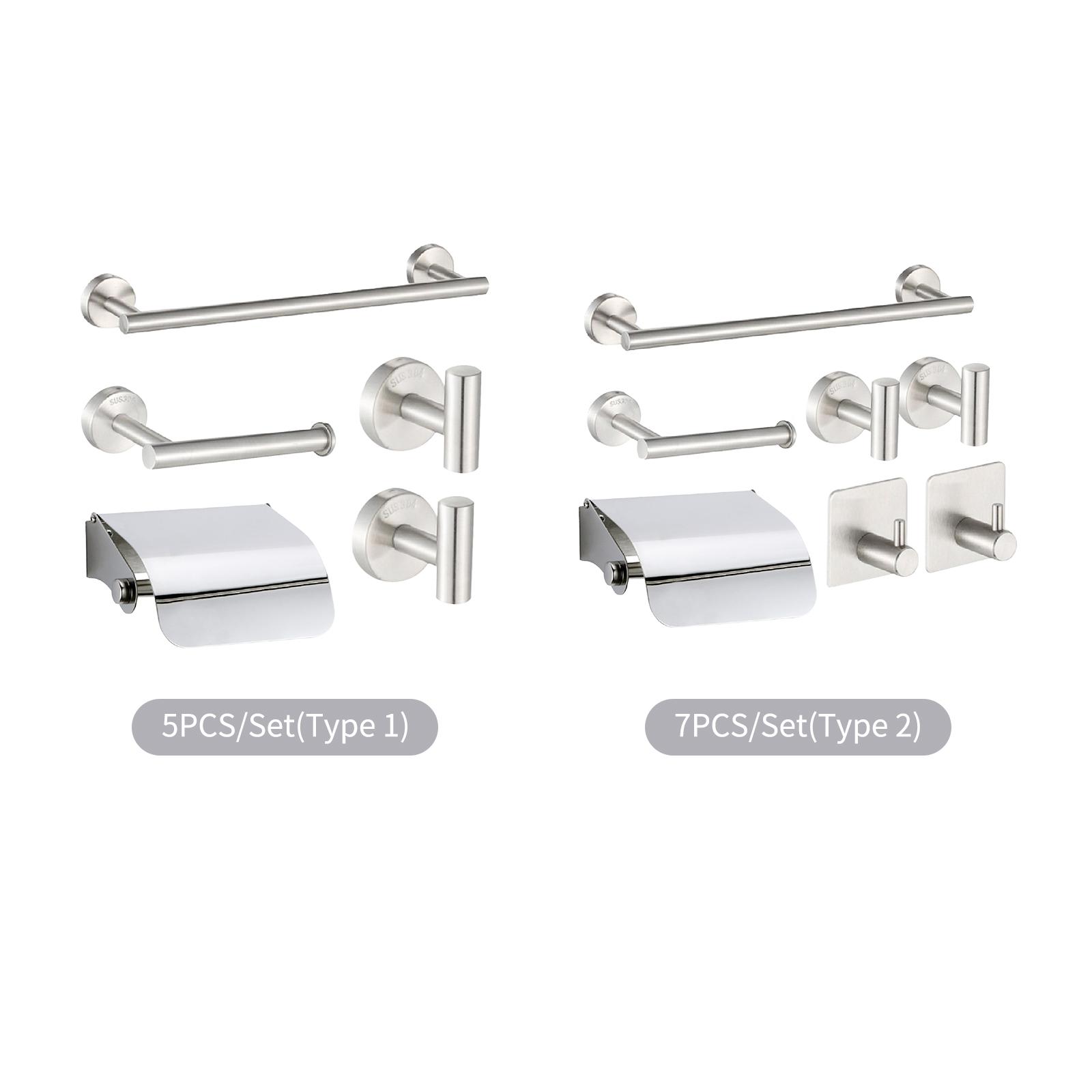 Thanh Treo Nhà Tắm Khoan Tường Thép Không Gỉ